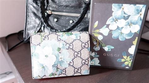 gucci bloom card holder blue|Gucci Card Holders & Keychains .